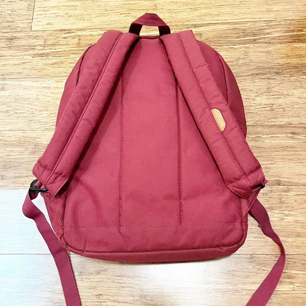 Herschel Supply Company Maroon Backpack with White Trim